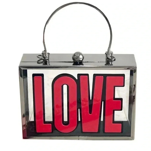 Clear LOVE Bag - Stadium Approved - Picture 1 of 3
